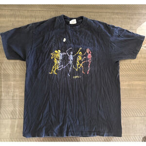 Vintage Grateful Dead Shirt~1987 In the Dark Touch of Grey Dancing Skeletons XL